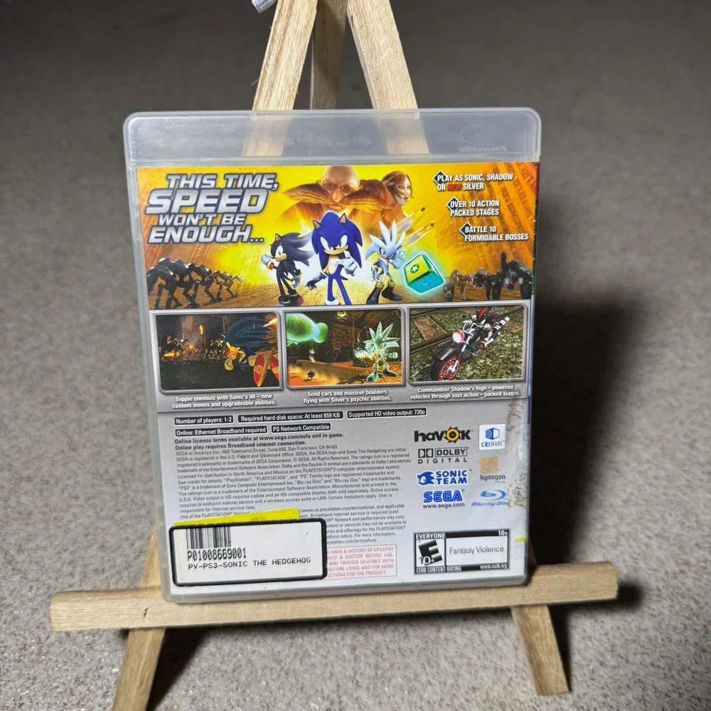 Sonic the Hedgehog - Sony/PS3/PlayStation 3  - Tested & Working -
